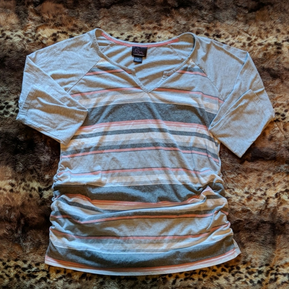 Long sleeve maternity shirt